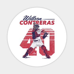 Willson Contreras St. Louis Retro Magnet